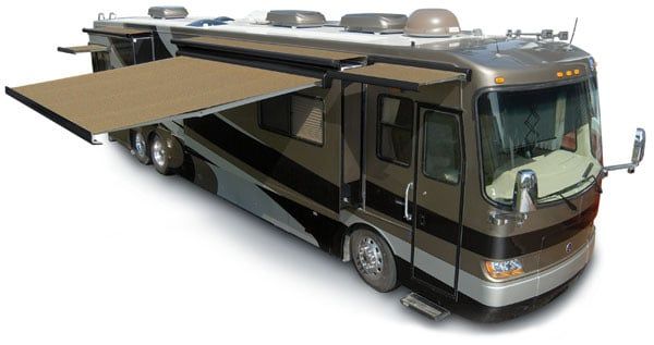 69&quot; SideOut Kover Awning Fabric - Khaki Brown