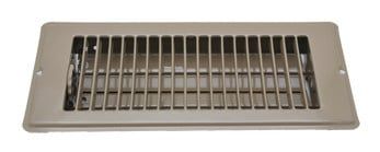 Floor Register 4&quot; X 10&quot; - Brown