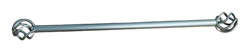 Curtain Rod Satin Nickel 49&quot;- 74&quot;