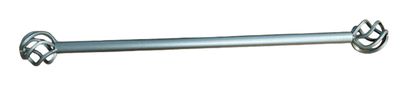 Curtain Rod Satin Nickel 49&quot;- 74&quot;