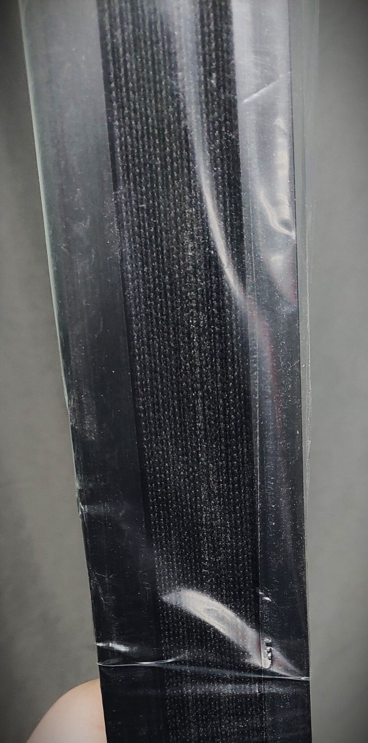 74&quot; x 32&quot; Pleated Cloth Night Shade - Black