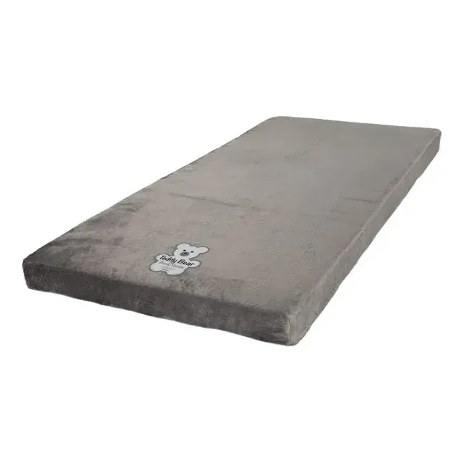 Teddy Bear Bunk Mattress - Gray - 74&quot; x 38&quot; x 3&quot; - No Cut