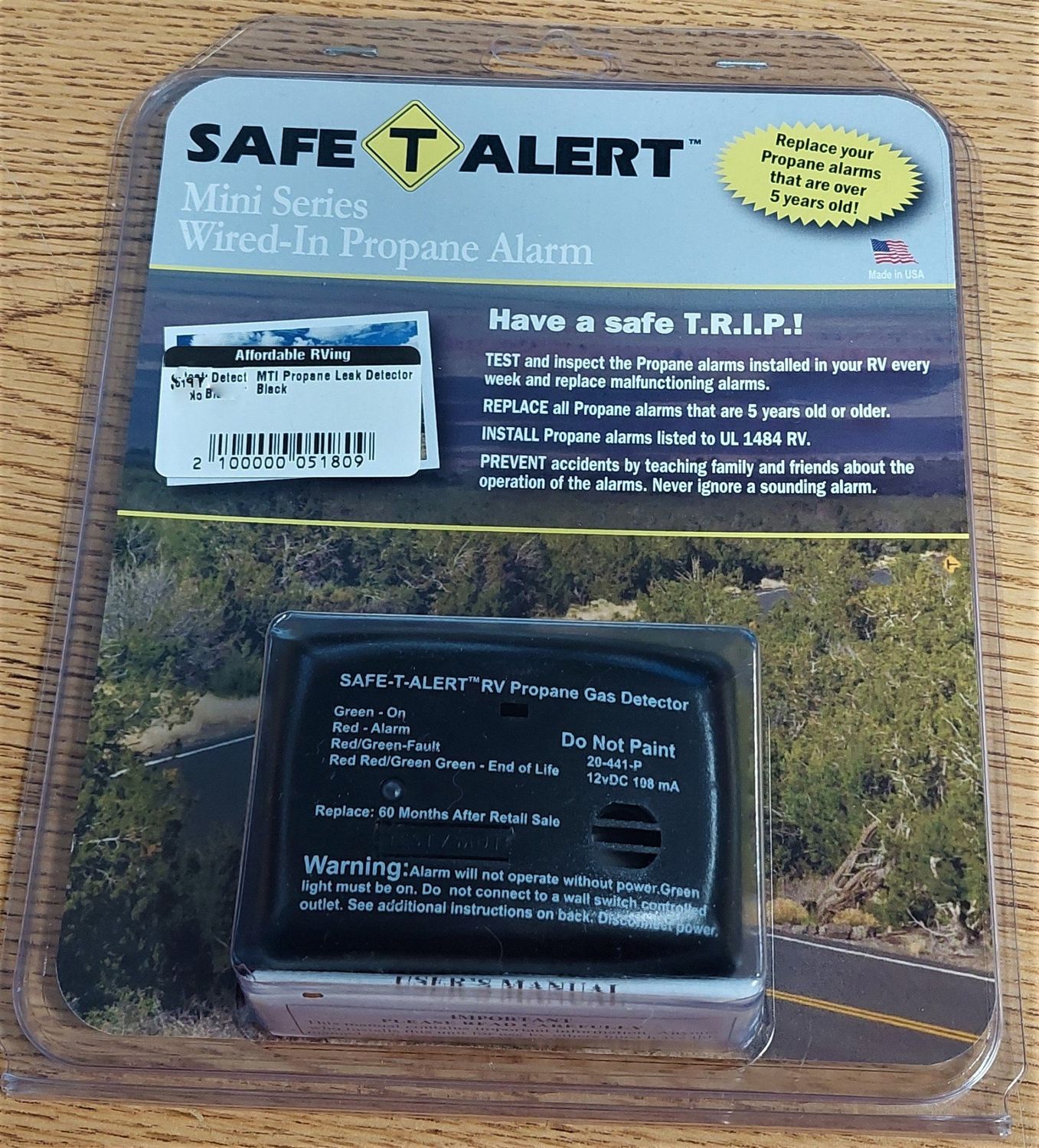 MTI Propane Leak Detector - Black