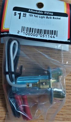 Pico 12V Tail Light Bulb Socket