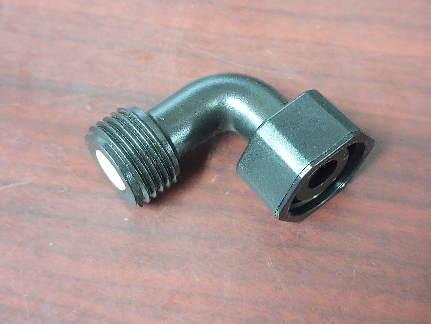 90-degree Elbow for Shower Hose - Black