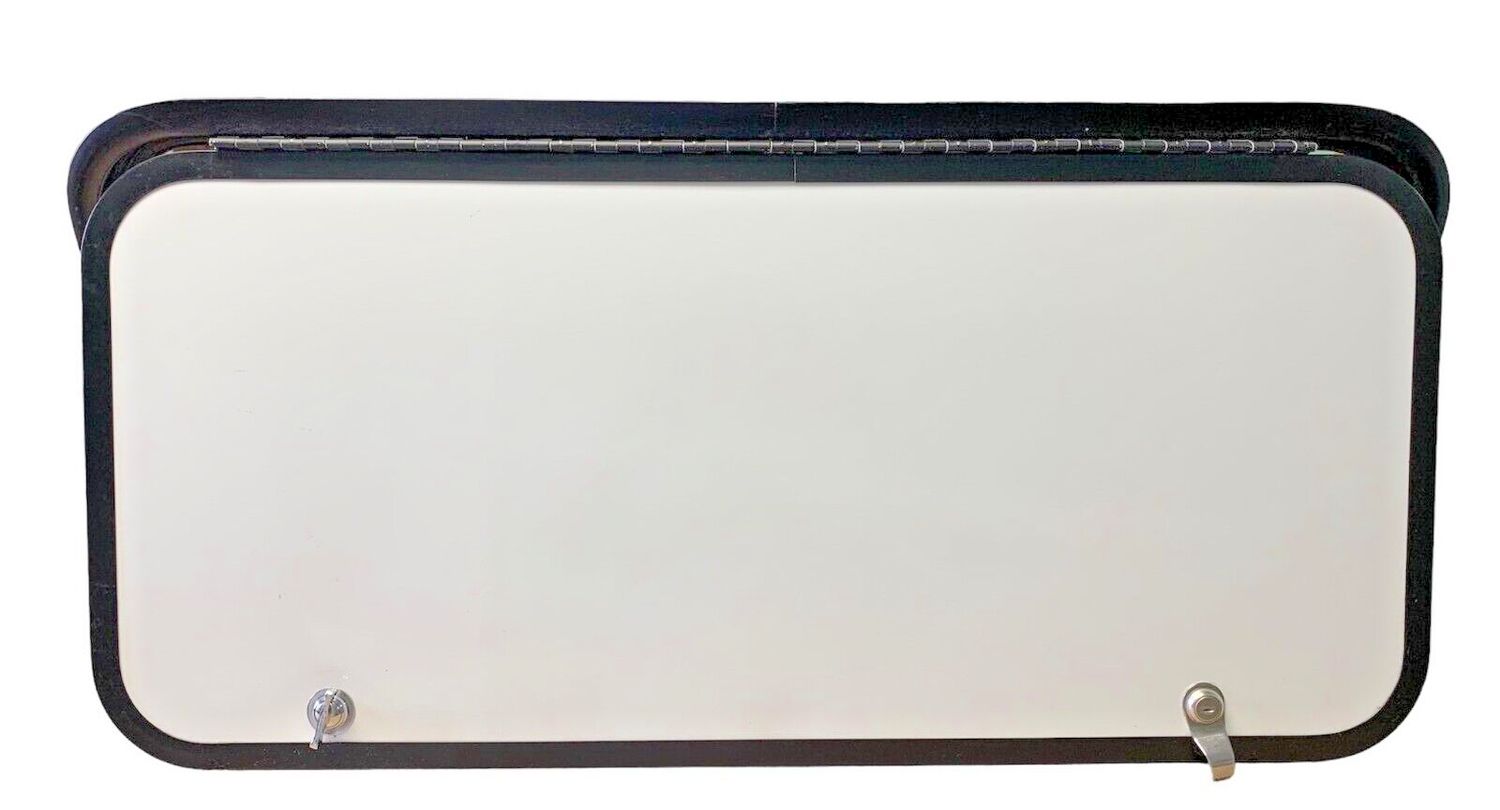 32&quot; x 15&quot; Baggage Door - White with Black Trim