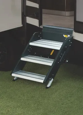 Lippert Solid Step - Entry Door 26&quot; Triple Fold Up