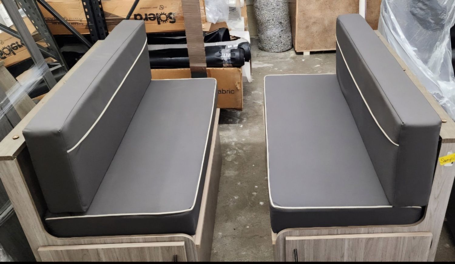 Lippert RV Dinette Cushion Set -  Elliott Slate  44&quot;