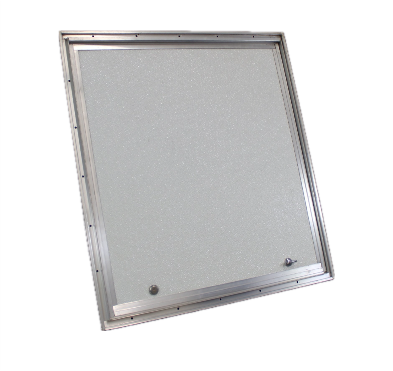 24&quot; x 26&quot; Baggage Door TX with Square Corners- White with Mil Trim