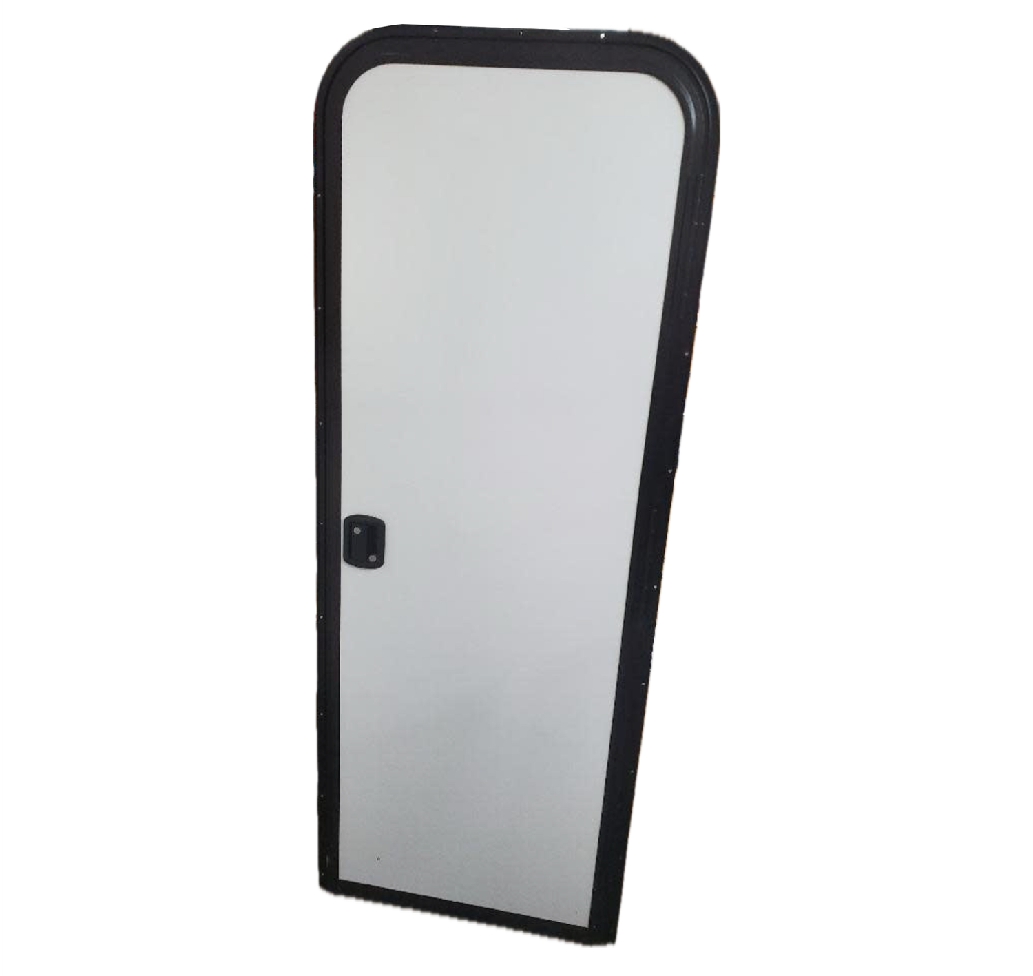 28&quot; x 72&quot; Entry Door - White with Black Frame No Window