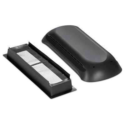 Dometic Refrigerator Roof Vent Cap/ Cover and Base - Black