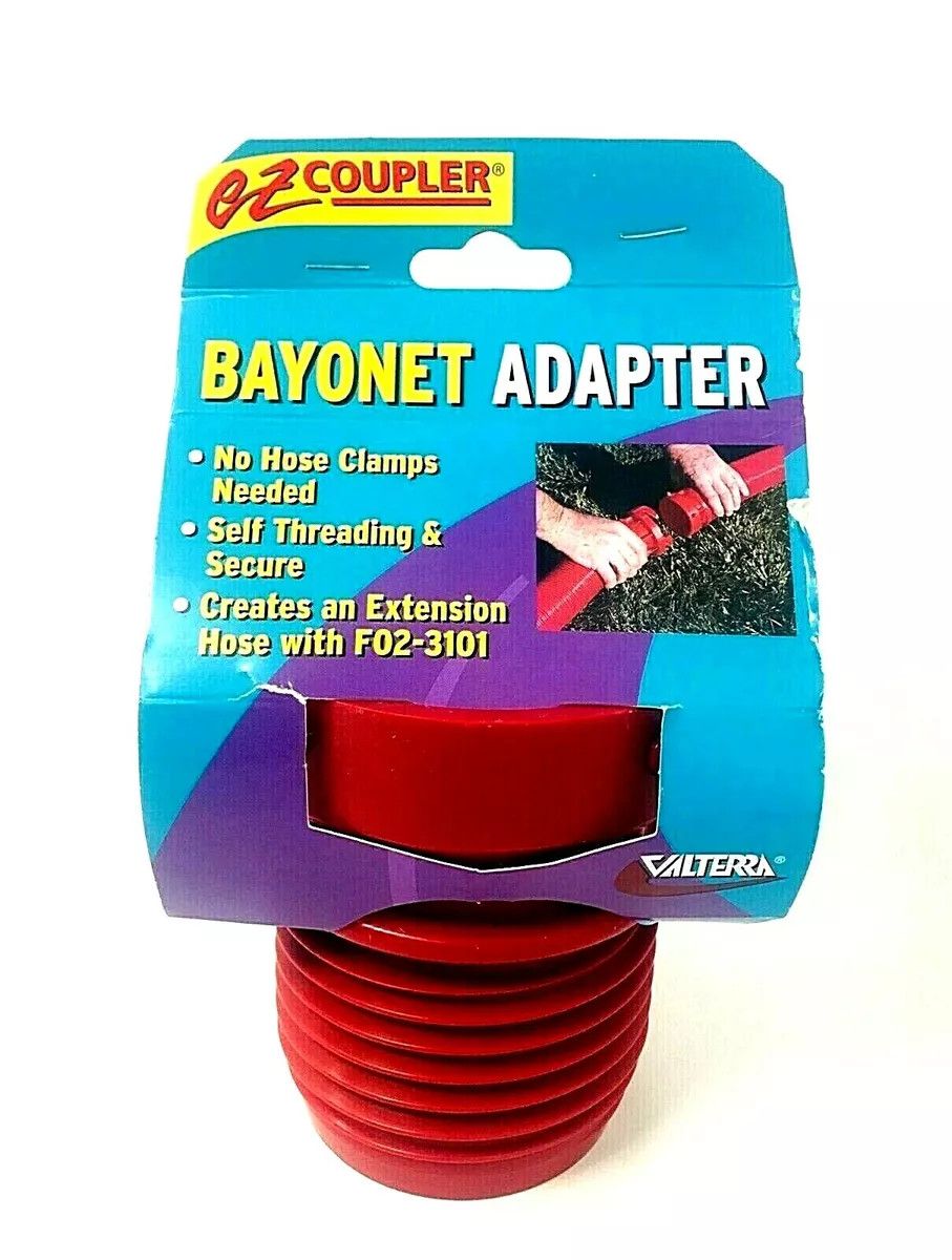 Valterra EZ Coupler Sewer Hose Bayonet Adapter