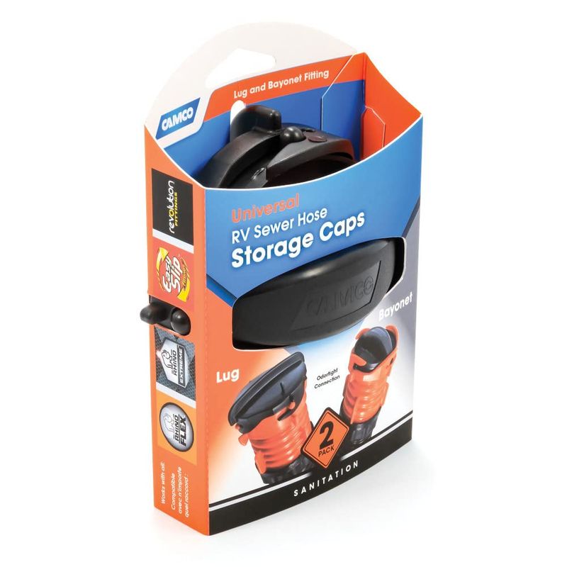 Sewer Hose Storage Cap 2pk