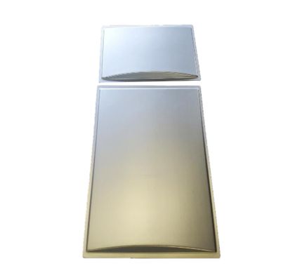 Dometic Refrigerator Door Insert Set Raised  Brushed Satin Look RM2652