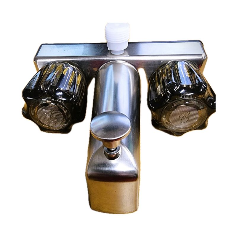 Camper Bathroom Faucet 4" Tub & Shower Diverter Faucet In Biscuit - Foto 2