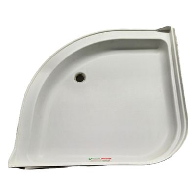 Shower Pan Corner Radius 34 x 34 White