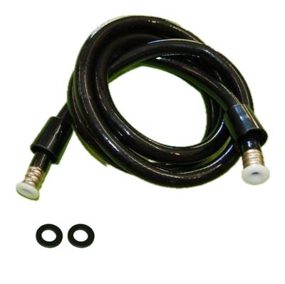 60&quot; RV Shower Hose - Black