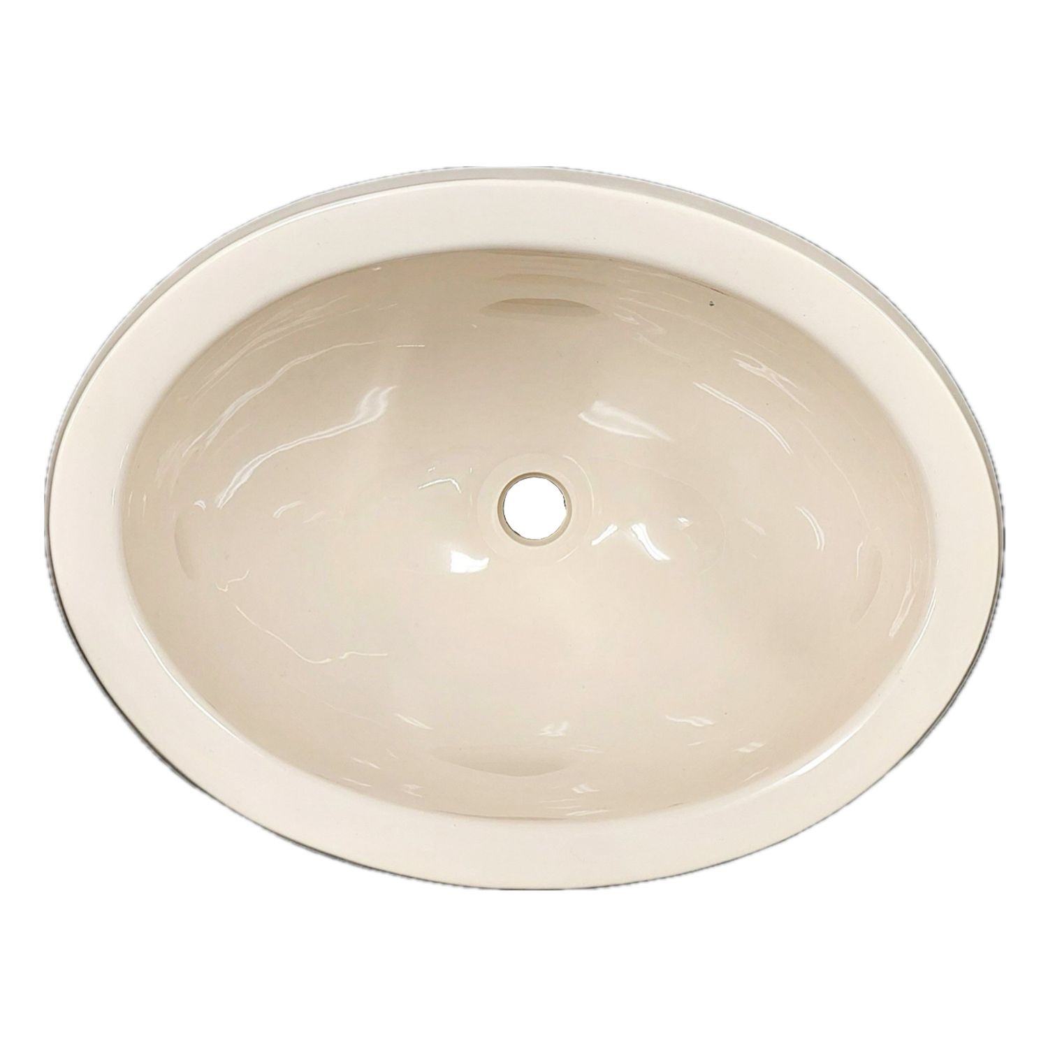 LaSalle Bristol 10&quot; x 13&quot; Oval Bathroom Sink Parchment