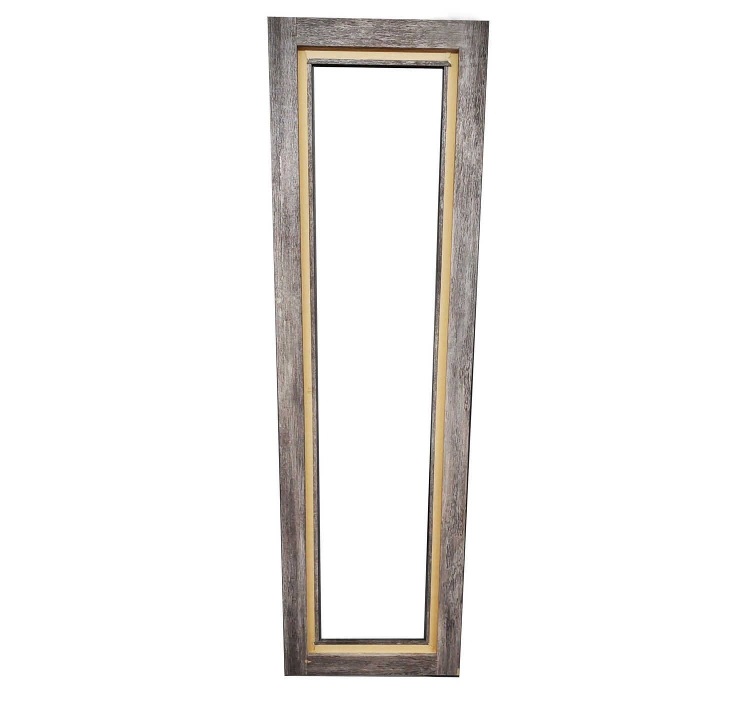 13&quot; x 44&quot; - RV Cabinet Door - Rustic Gray - Frame