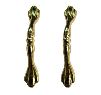 Cabinet Drawer Pull Vintage with Gold Finish