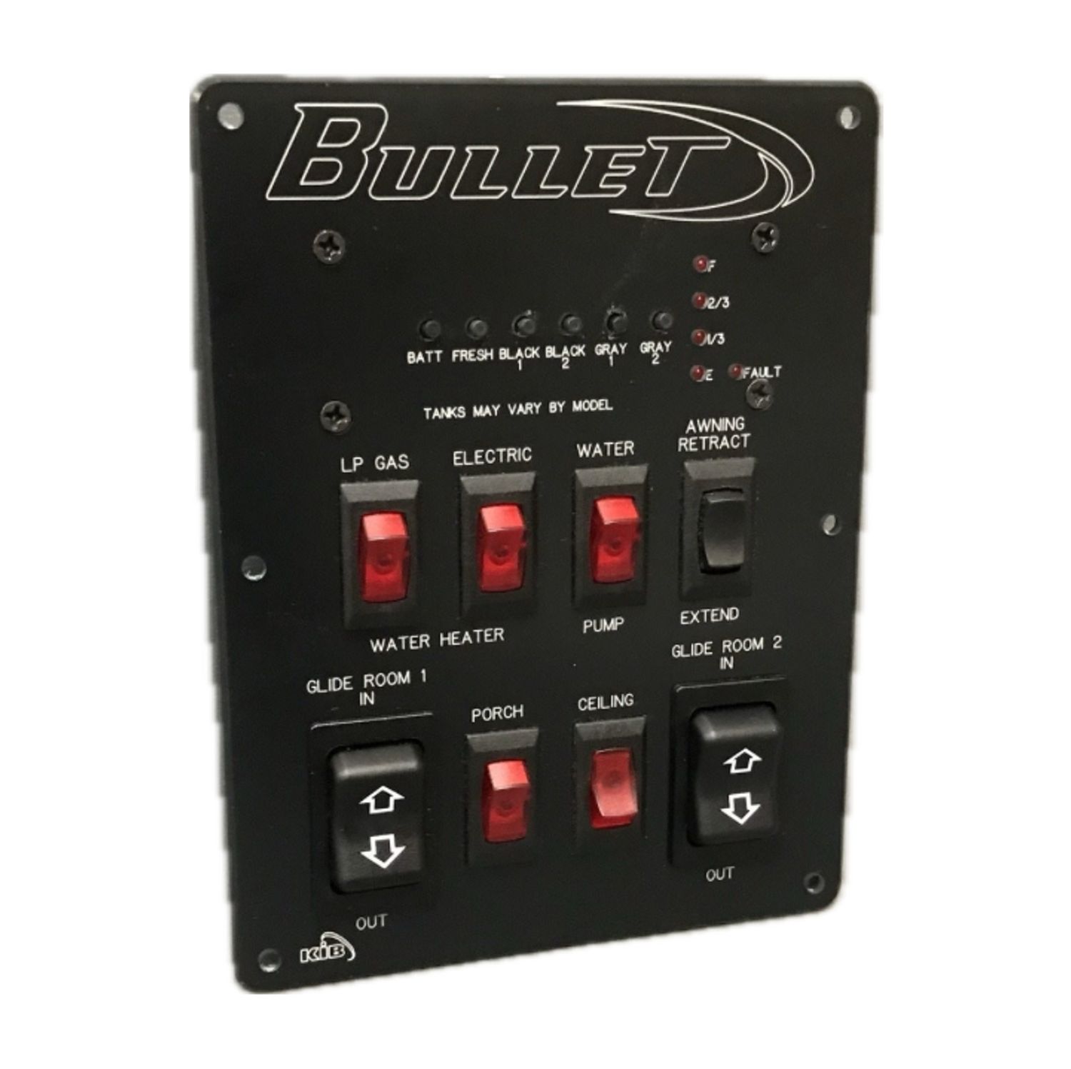 KIB Electronics - Bullet Convenience Command Center - Black