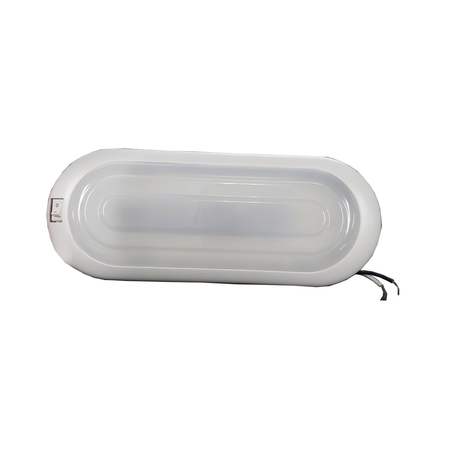 Gustafson 12v Light Fixture LED Oval with On/Off Switch White