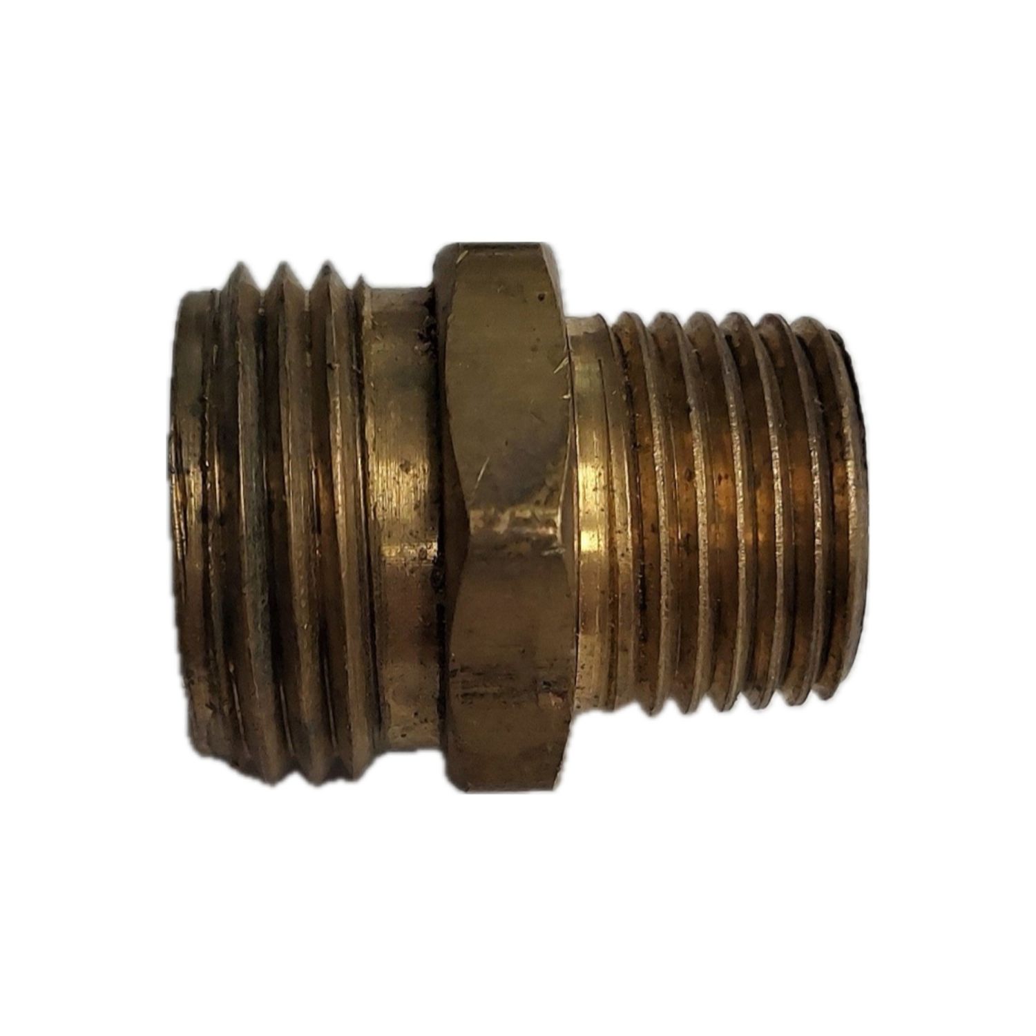 Brass 1/2&quot; MIP x 3/4&quot; Hose Coupler