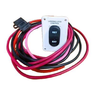 Lippert 12v dc Landing Gear Switch - Wiring Harness and 30amp fuse