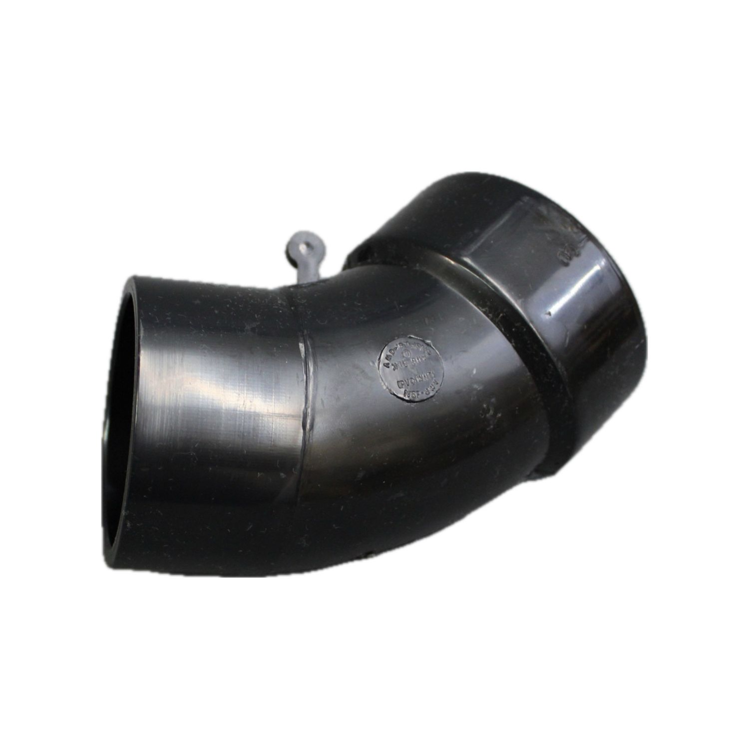 LaSalle Bristol Sewer Waste Valve Fitting 45 degree Elbow 3&quot; spigot X 3&quot; slip