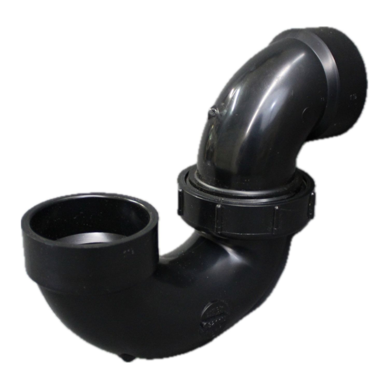 Nibco P-Trap 1 1/2&quot; ABS Hub x Hub w/ Union Joint