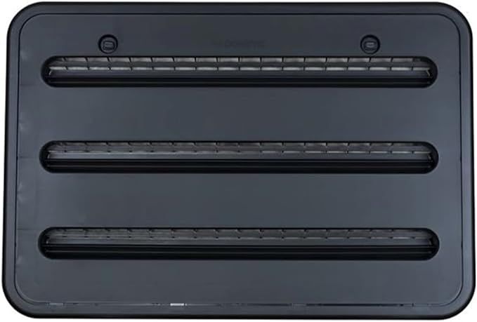 Dometic Refrigerator Vent Door with frame 24&quot; Black