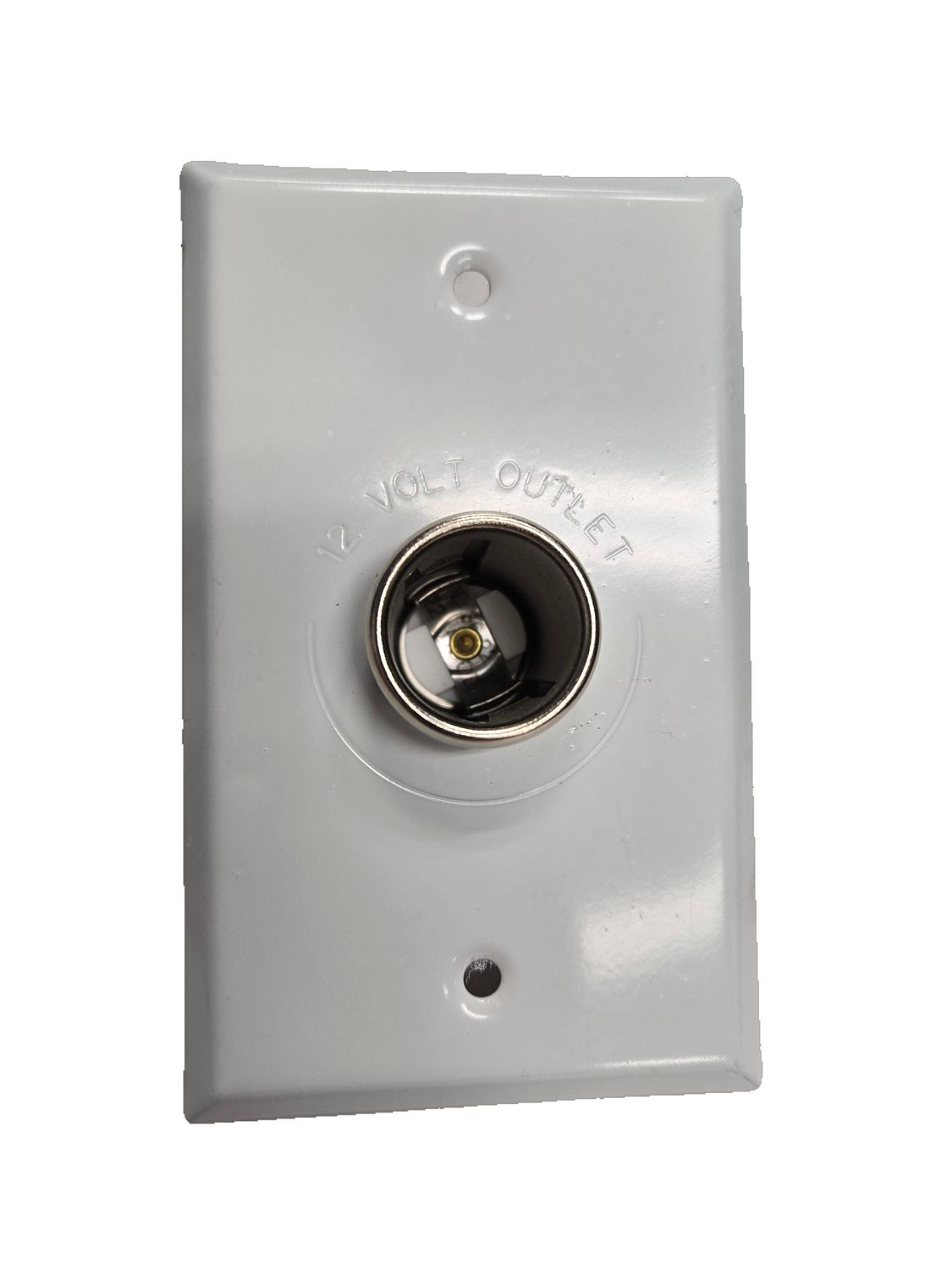 12 Volt Adapter Plate - Chrome