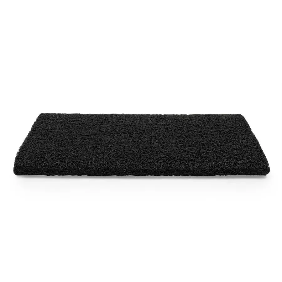 Camco - Scrub Rug Premium Step Rug - 22&quot; x 23&quot; - Black