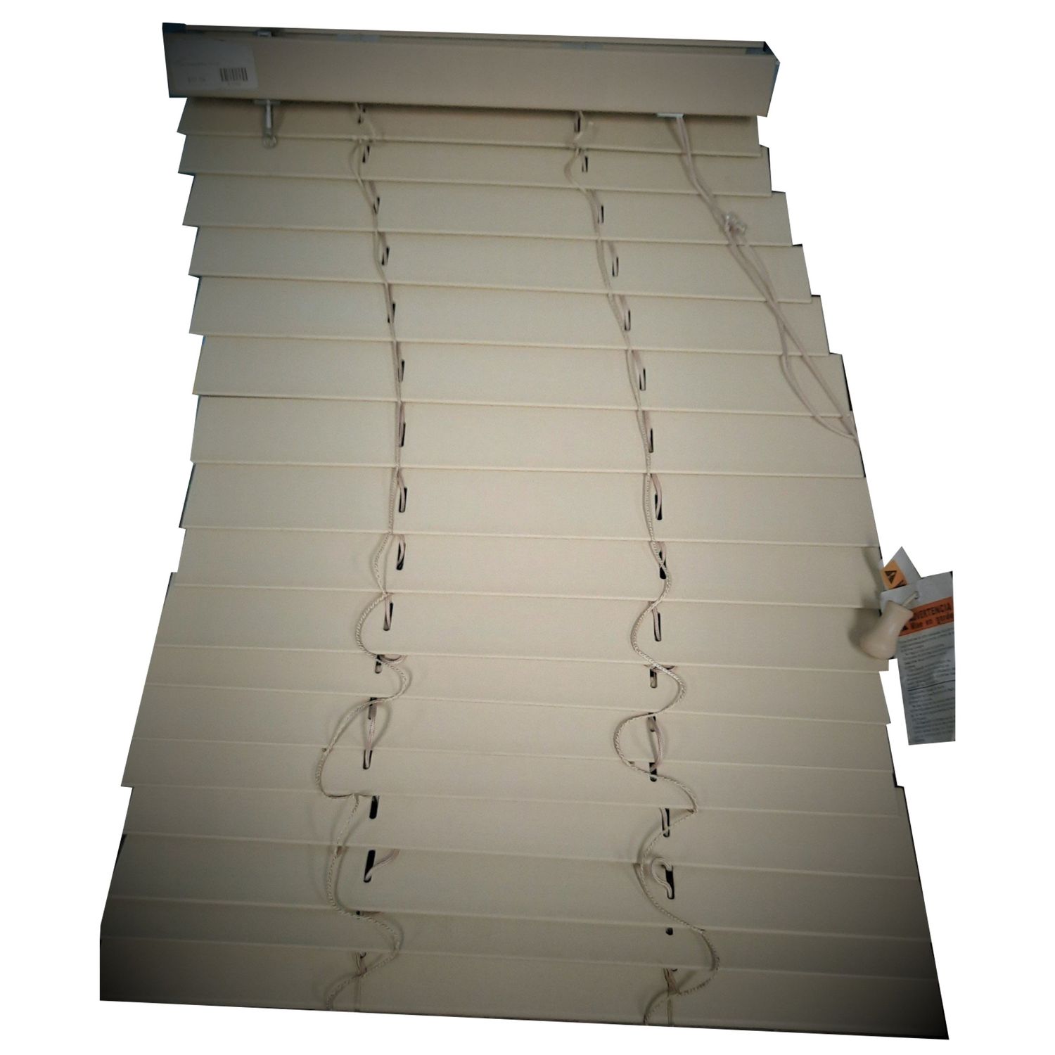 16&quot; x 32&quot; - Faux Wood Plantation Blind - 2&quot; Slats - Suede