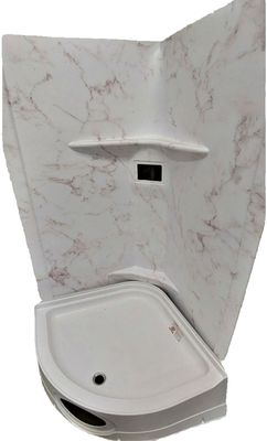 34&quot; x 34&quot; x 66&quot; Marble - Duo-Form Shower Surround