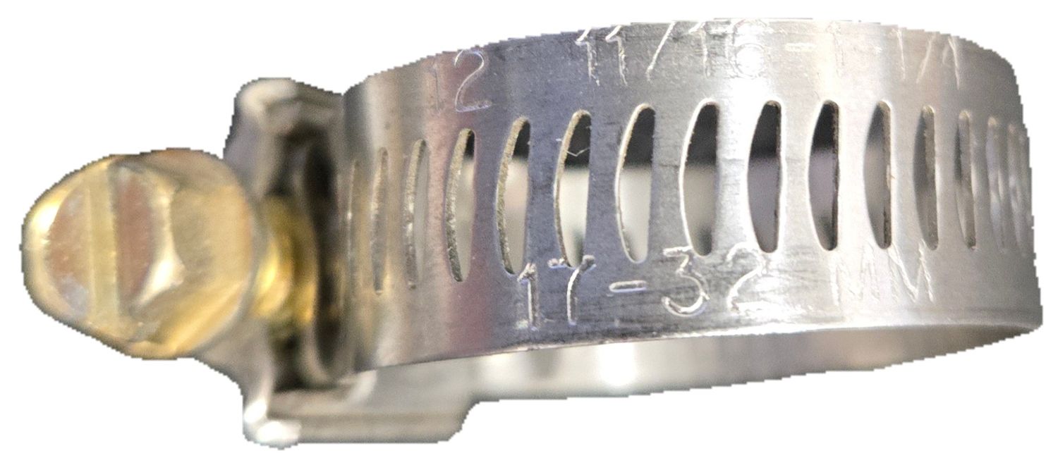 Breeze Hose Clamp - ¹¹⁄₁₆&quot; x 1 ¼&quot; Single - #12