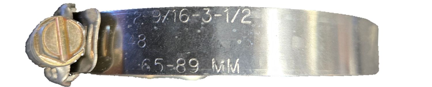 Breeze Hose Clamp - 2 ⁹⁄₁₆&quot; x 3 ½&quot; Single - #48