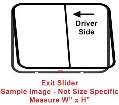 48&quot; x 35&quot; Exit / Torque Window - Tinted