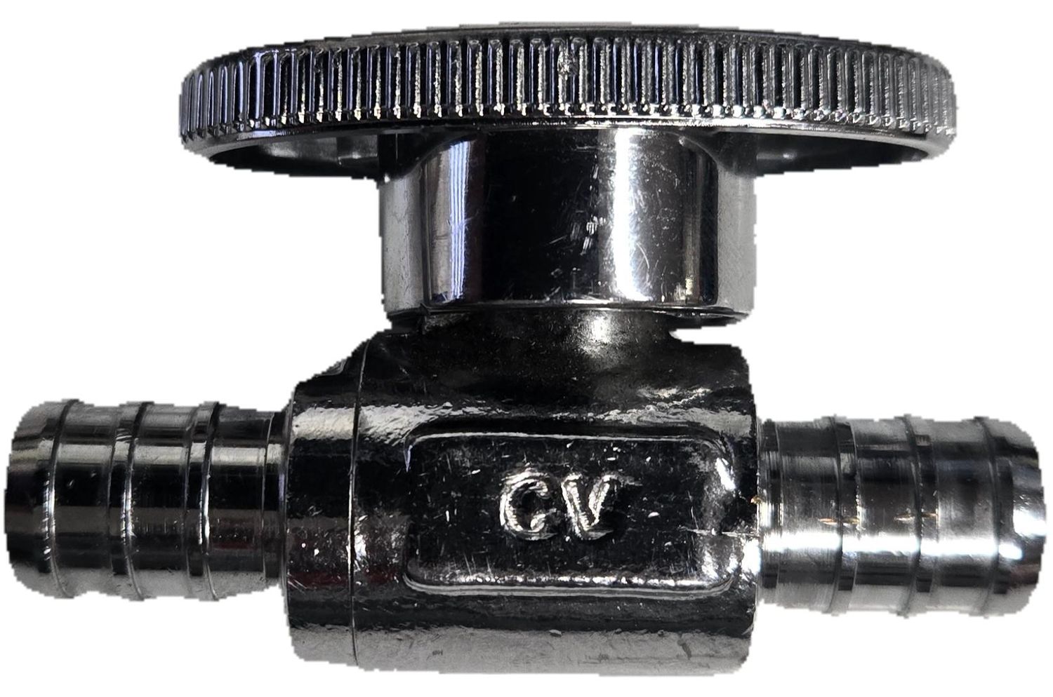 ½&quot; PEX Crimp x ½&quot; PEX Crimp Straight Stop Valve - ¼ Turn