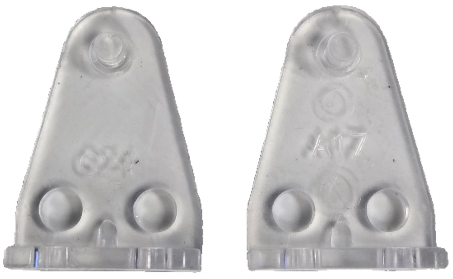 Levolor Trim+Go 2-Piece Universal Brackets - Clear