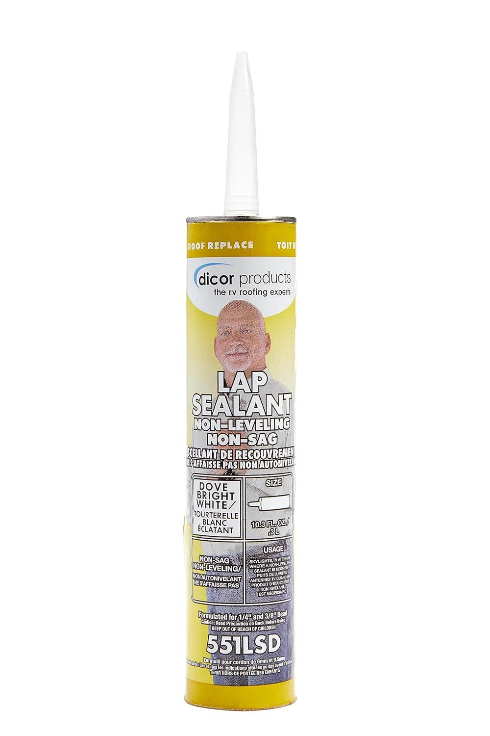 Dicor 551LSD Dove White Non-Levelling Sealant