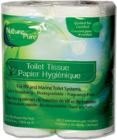 Nature Pure - Toilet Tissue - 29565 - RV and Marine - 2 Ply