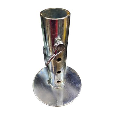 Foot Pad for Tongue Jacks - Adjustable - Silver