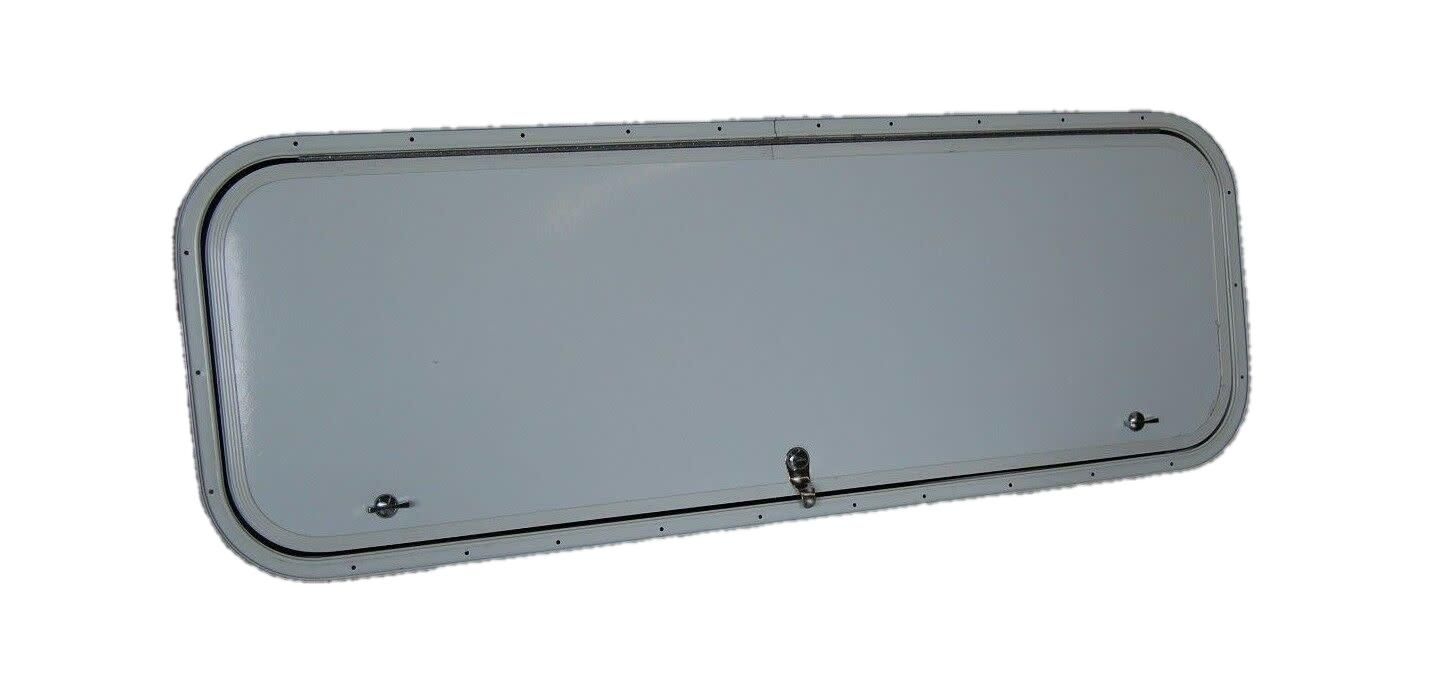 42½&quot; x 14&quot; Baggage Door - White with White Trim