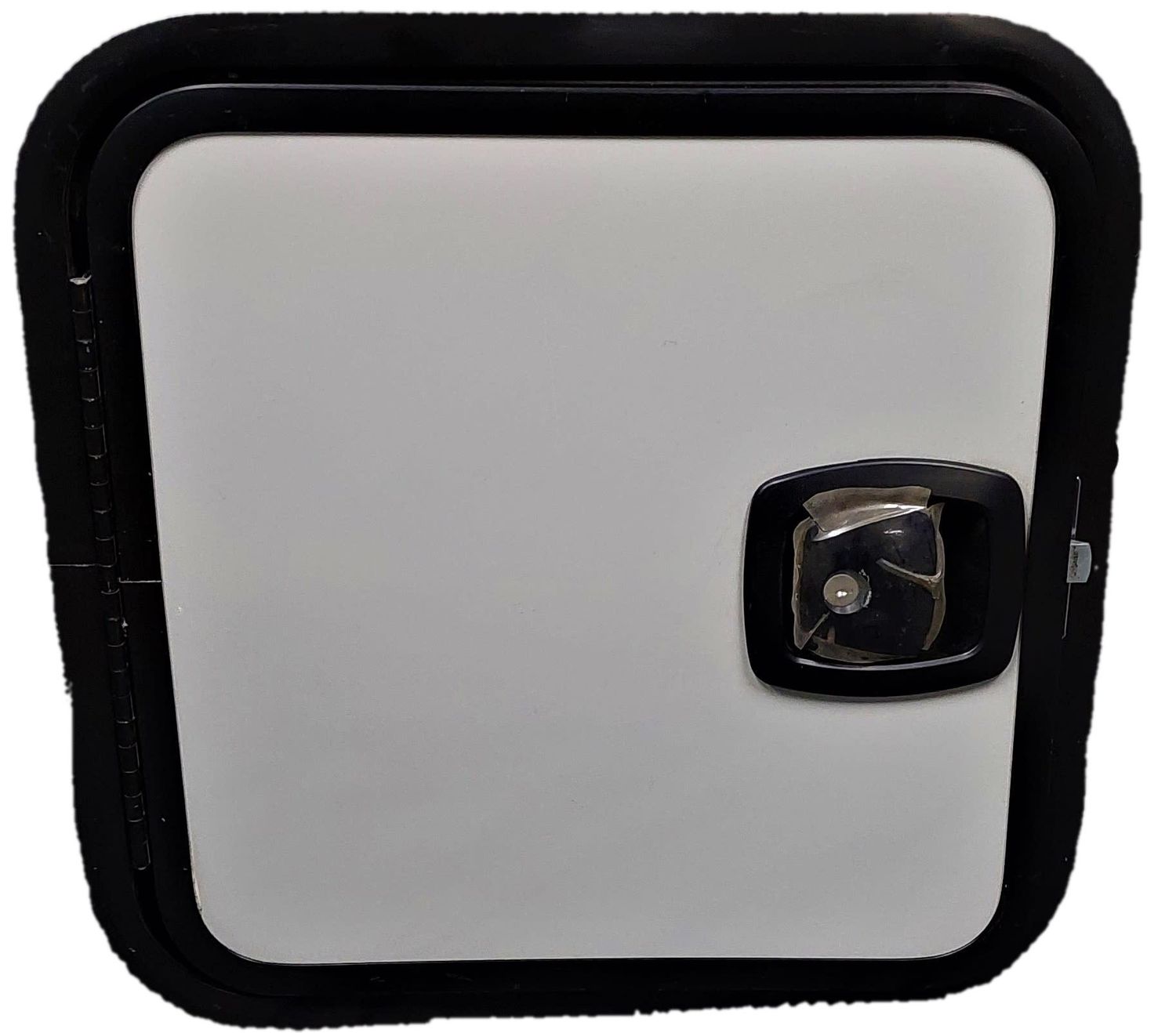 18&quot; x 18&quot; Baggage Door with Slam Latch - Gray with Black Trim