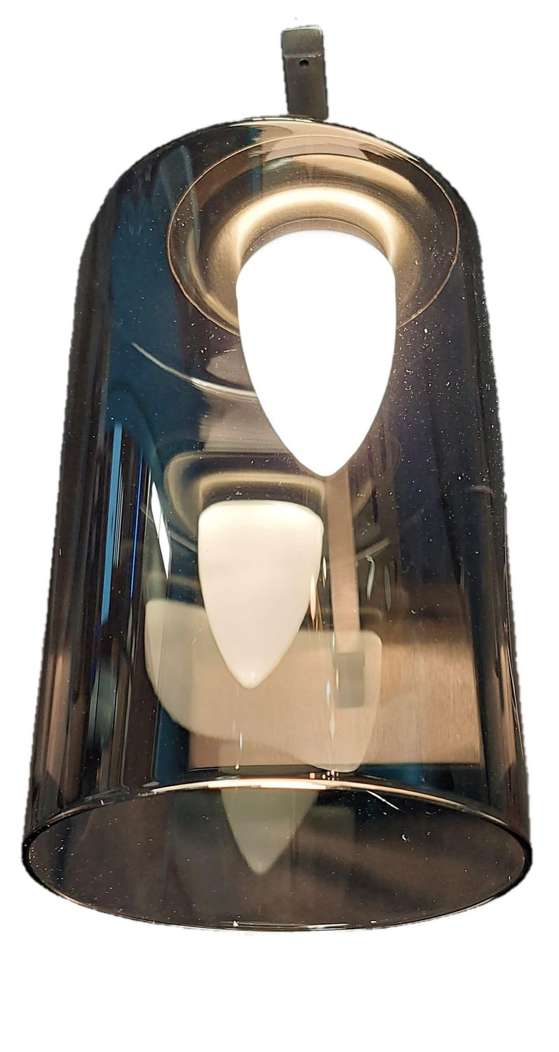LED Sconce Silver Light Fixture