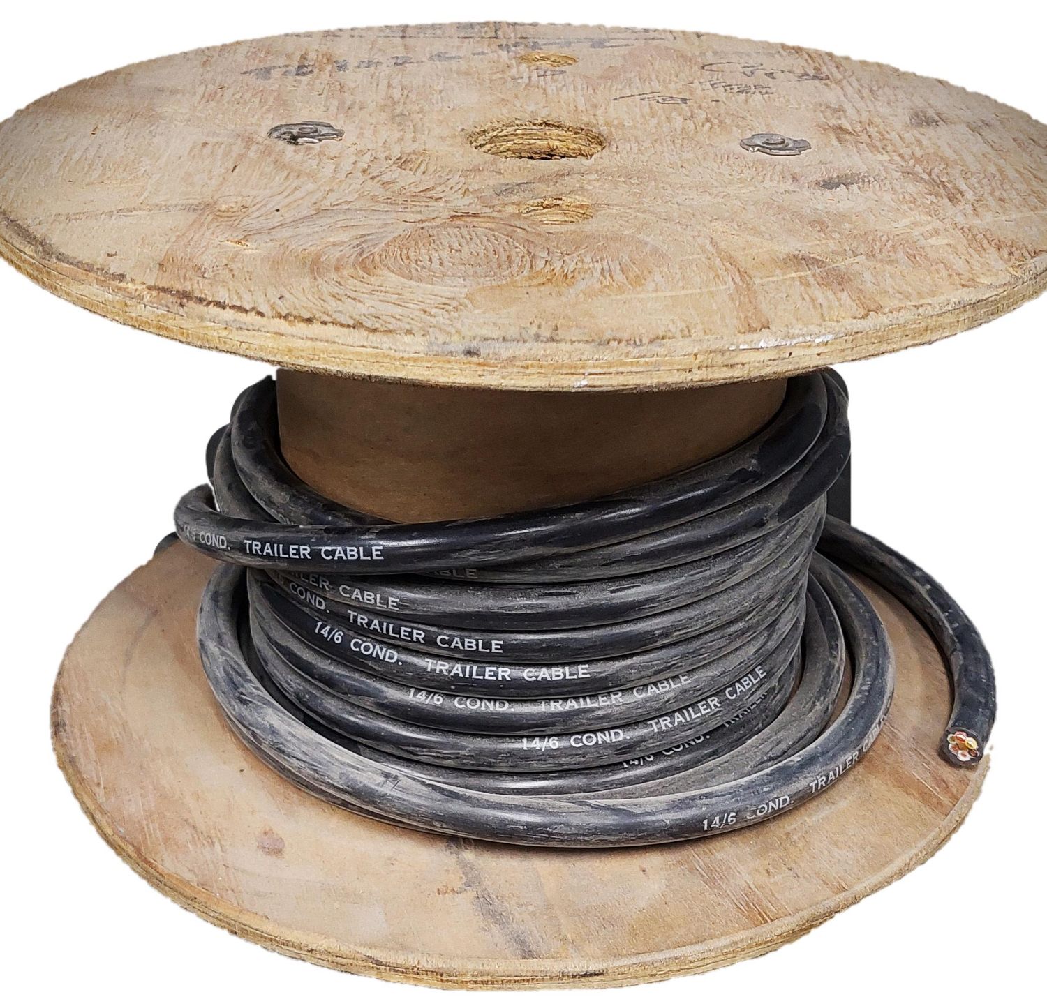 Trailer Wire 7 conductor Black Per Foot