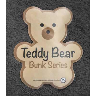 Lippert Teddy Bear Bunk Mattress - Gray - 3&quot; X 50&quot; X 74&quot; - Right Cut