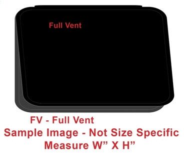 24&quot; x 15&quot; Torque Window - Black - Tinted