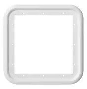 Atwood/ Dometic - Water Heater Access Door Trim Ring - 10 Gallon - 18&quot; x 17 3/4&quot; - Gray